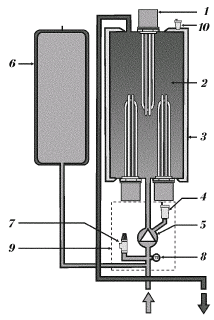 Обр.1 – Рабочая схема электрокотла.